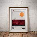 Plakat Polska - Kolaż minimalistyczny (A3 29,7x42cm)