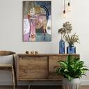 Plakat 30x40 cm - Dama z przymrużeniem oka