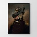 Commander Black - plakat 50x70 cm do salonu