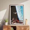 Plakat Air Show 2197 - Kolaż Fine Art A3