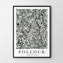 Plakat Pollock Number Nineteen - abstrakcja 50x70 cm