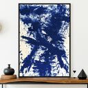 Yves Klein Abstrakcja - plakat 50x70 cm, reprodukcja
