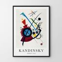 Plakat Kandinsky Abstrakcja 30x40 cm - modna dekoracja w stylu sztuki