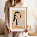 Plakat Portret dziewczyny - format 30x40 cm