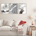ZESTAW PLAKATÓW 3cz 40x50 cm zimowe kadry set47