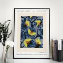 Plakat wystawowy w stylu retro - motyw orientalny 50x70 cm