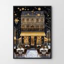 Plakat Świąteczny Paryż - format 30x40 cm