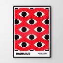 Plakat Bauhaus Oczy Pattern 61x91 cm do salonu - prezent z charakterem