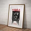 Plakat '1984' George'a Orwella 50x70 cm - anty-utopia