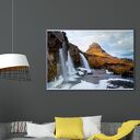 Plakat fotografia: wodospad islandzki Kirkjufellsfoss 40x30 cm