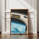 Plakat Autostrada - Kolaż Fine Art Dapidoka (retro vintage kosmos)
