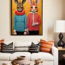Plakat Zwierzęcy duet - format 50x70 cm