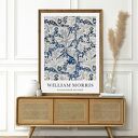Plakat William Morris Wallflower Pattern A4 - kwiaty Hogstudio