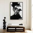 Plakat Black Magic Woman 70x100 cm - czarno-biały