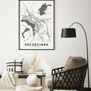 Mapa Szczecinka - plakat 40x50 cm