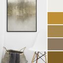Plakat 50x70 cm neutralna abstrakcja Wabi-sabi (CG -19-010) do sypialni