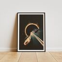 Plakat Włoska robota - Kolaż Fine Art A3