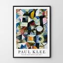 Plakat Paul Klee "Yellow Half-Moon and the Y" - format 50x70 cm