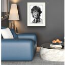 Plakat Mick Jagger z serii Ikony A3 - rysunek ołówkiem na matowym papierze