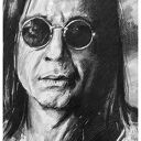 Plakat Ozzy Osbourne - Seria Ikony A3 (ręcznie rysowany, matowy papier)