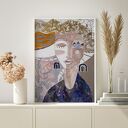 Plakat 40x50 cm - Niesforna dama w stylu boho i nowoczesnym klimacie