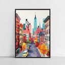 Plakat Ulice Nowego Jorku 61x91 cm