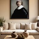 Plakat Króliczek Rembrandta 40x50 cm - elegancka dekoracja do salonu