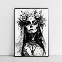 Plakat Zombie Girl - format 40x50 cm