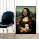 Plakat Krzyk Mony Mona Lisa da Vinci 40x50 cm - gotowy pomysł na prezent. 