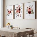 ZESTAW PLAKATÓW 3cz 40x50 cm bukiet róż (set18)