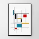Plakat Mondrian - format 50x70 cm