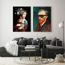 Dama Vincenta - zestaw plakatów 50x70 cm w stylu Van Gogha