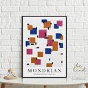 Mondrian abstrakcja - plakat 50x70 cm