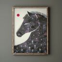 Plakat 50x70 cm - Koń Kasztan