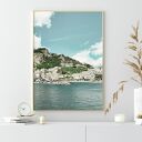 Zestaw 2 plakatów 30x40 cm: pejzaż włoski i cytryny (set113)
