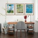 Zestaw plakatów 3-częściowy 50x70 cm Monet 01 - tryptyk do salonu