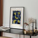 Plakat wystawowy - wzory retro 40x50 cm z orientalnym motywem vintage