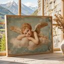 Zestaw plakatów Anioły i Cherubinki 2x 70x50 cm (set254) - bez ram