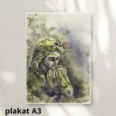 Nostalgia anioła - wydruk artystyczny/plakat (A3)