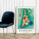 Kandinsky Bunt im Dreieck - plakat 50x70 cm