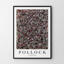 Pollock Untitled - plakat 50x70 cm (abstrakcja malarska)
