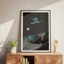 Plakat Highway - Kolaż Fine Art A3