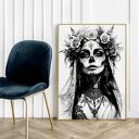 Plakat Zombie Girl - 50x70 cm