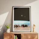 Plakat „Tutaj jestem” - kolaż Fine Art Kosmos