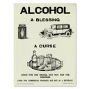 Plakat retro vintage 40x50 cm - samochód i alkohol