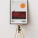 Plakat „Polska” - kolaż minimalistyczny o wolności (A1 59,4x84,1 cm)