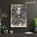 Nimfa leśna - wydruk artystyczny/plakat A3 (42x29,7 cm)