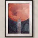 Plakat Eksploracja Kosmosu - Kolaż Fine Art (30x40cm)