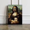 Plakat Krzyk Mony - format 30x40 cm (Mona Lisa Da Vinci)