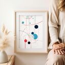 Plakat geometria 30x40 cm do domu